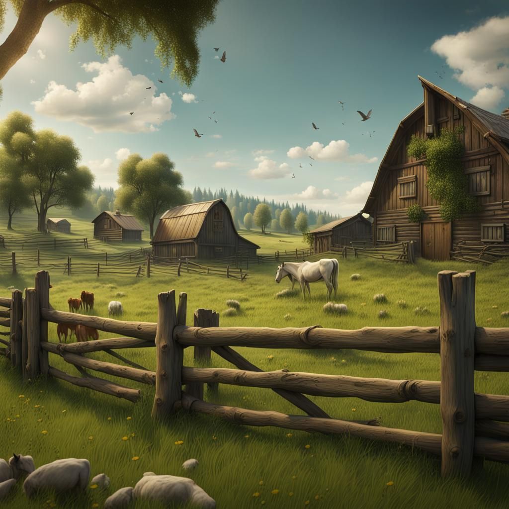 The farm.  by @undefined