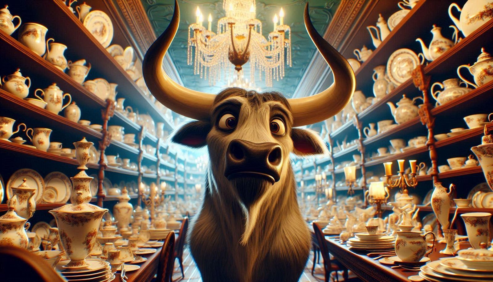 Bull in a China shop