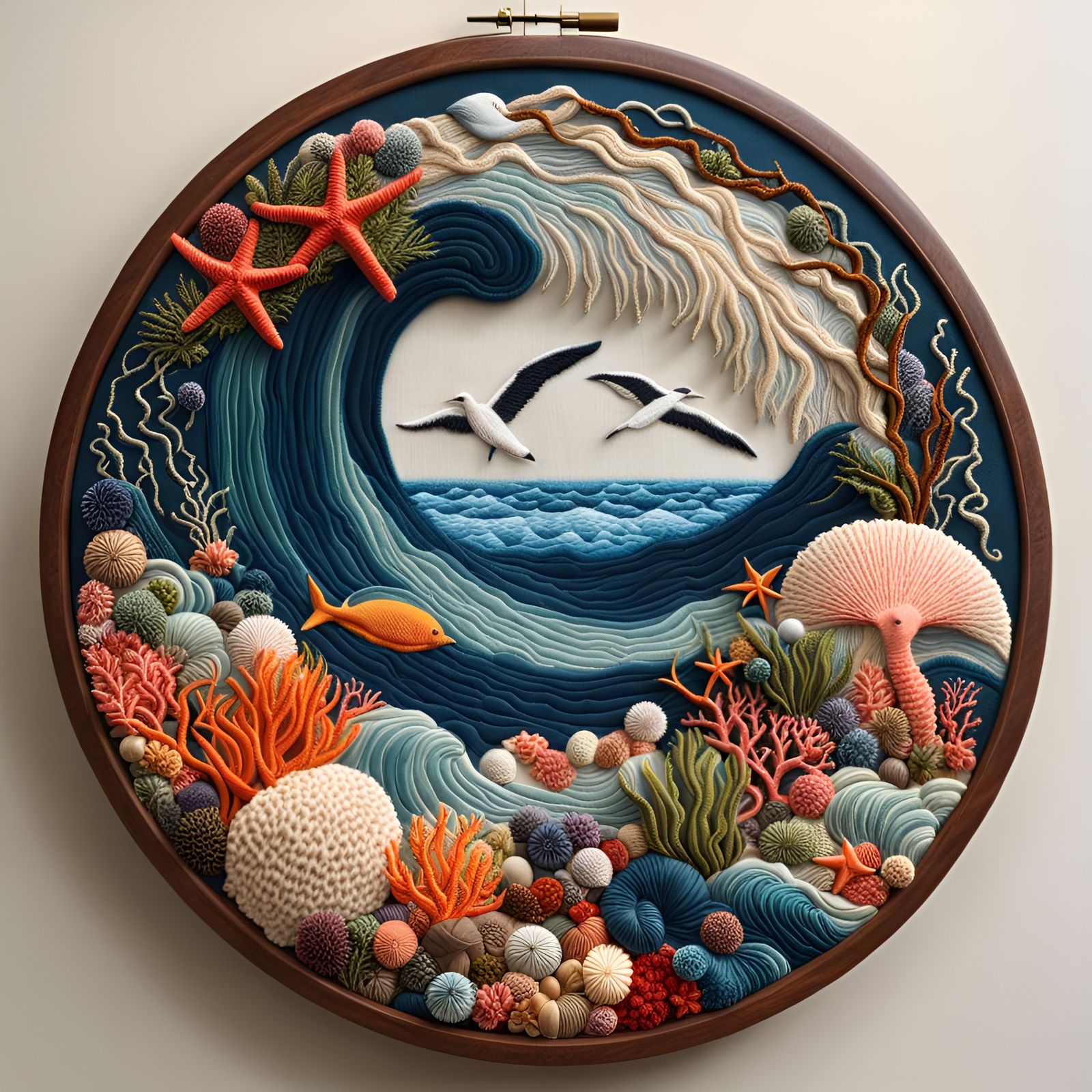 Embroidery Wave  by @St_Moses