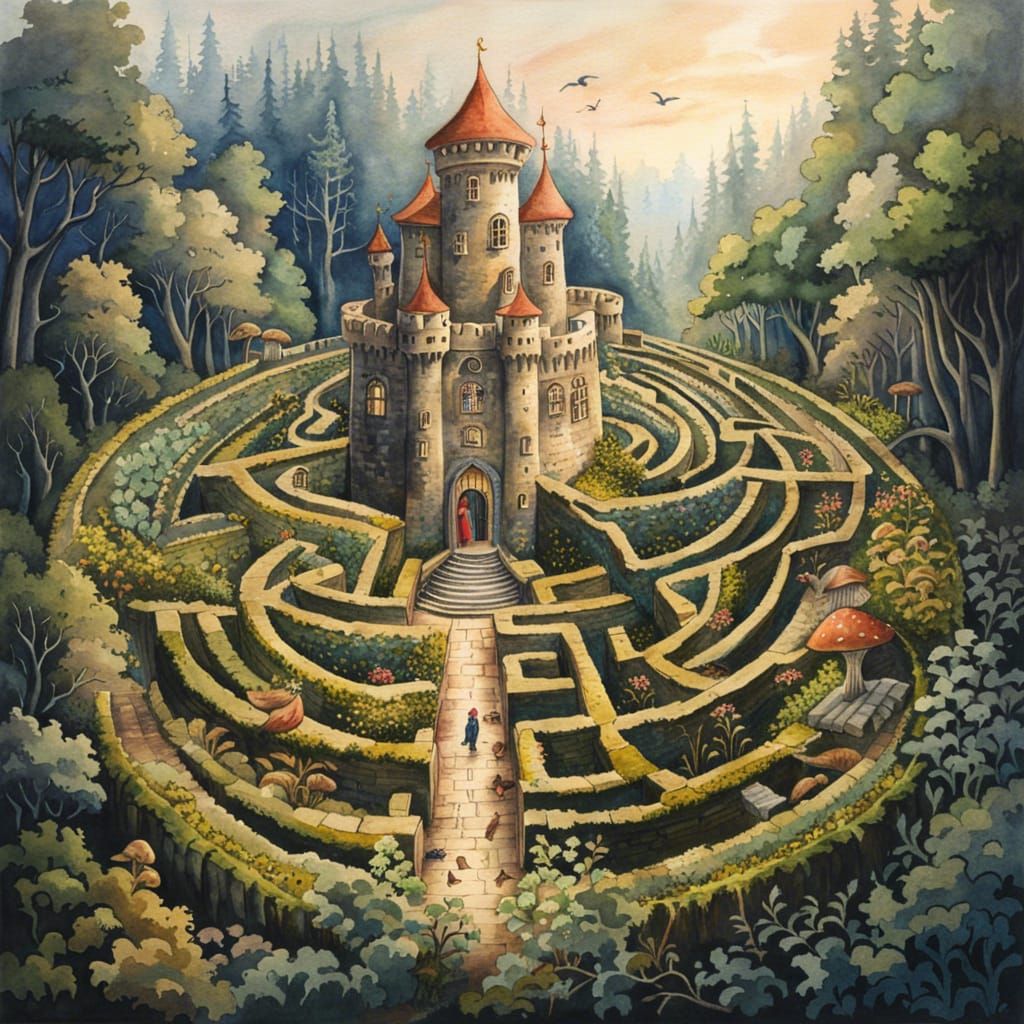 Fairytale Maze  by @crea_Tina