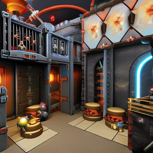 Space pirates base