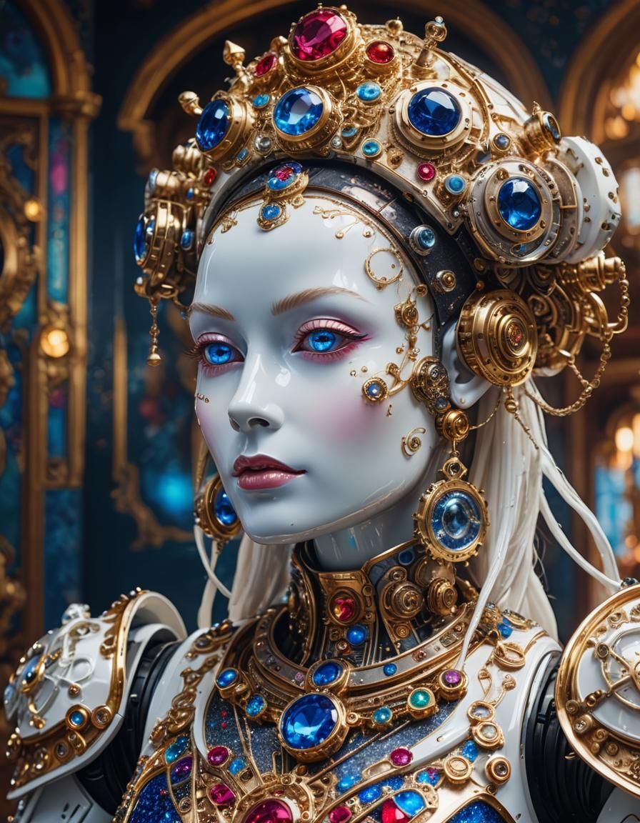 Ceramic BlingBot  by @Swiss Army Squid