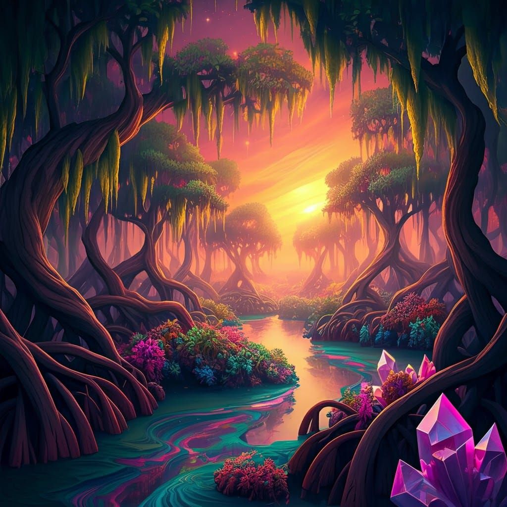 Crystals by the River
