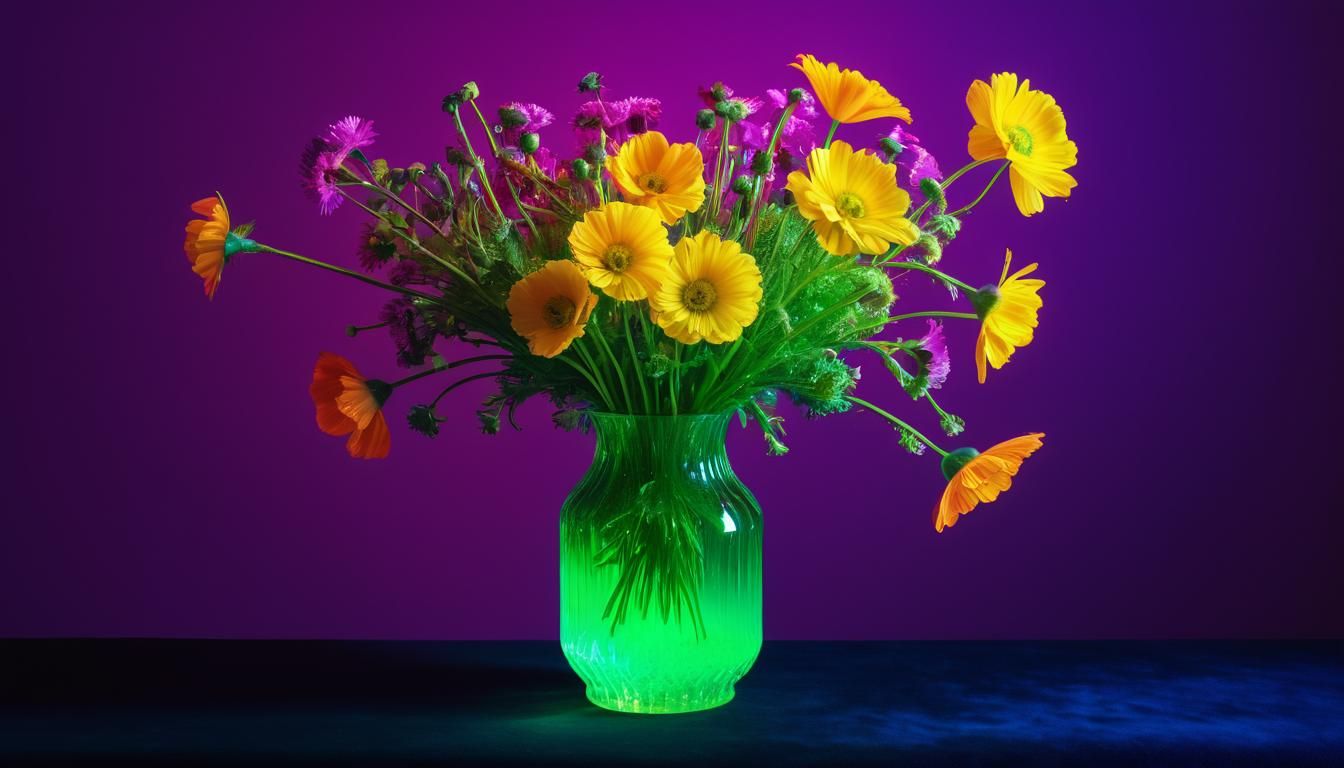 uranium glass vase