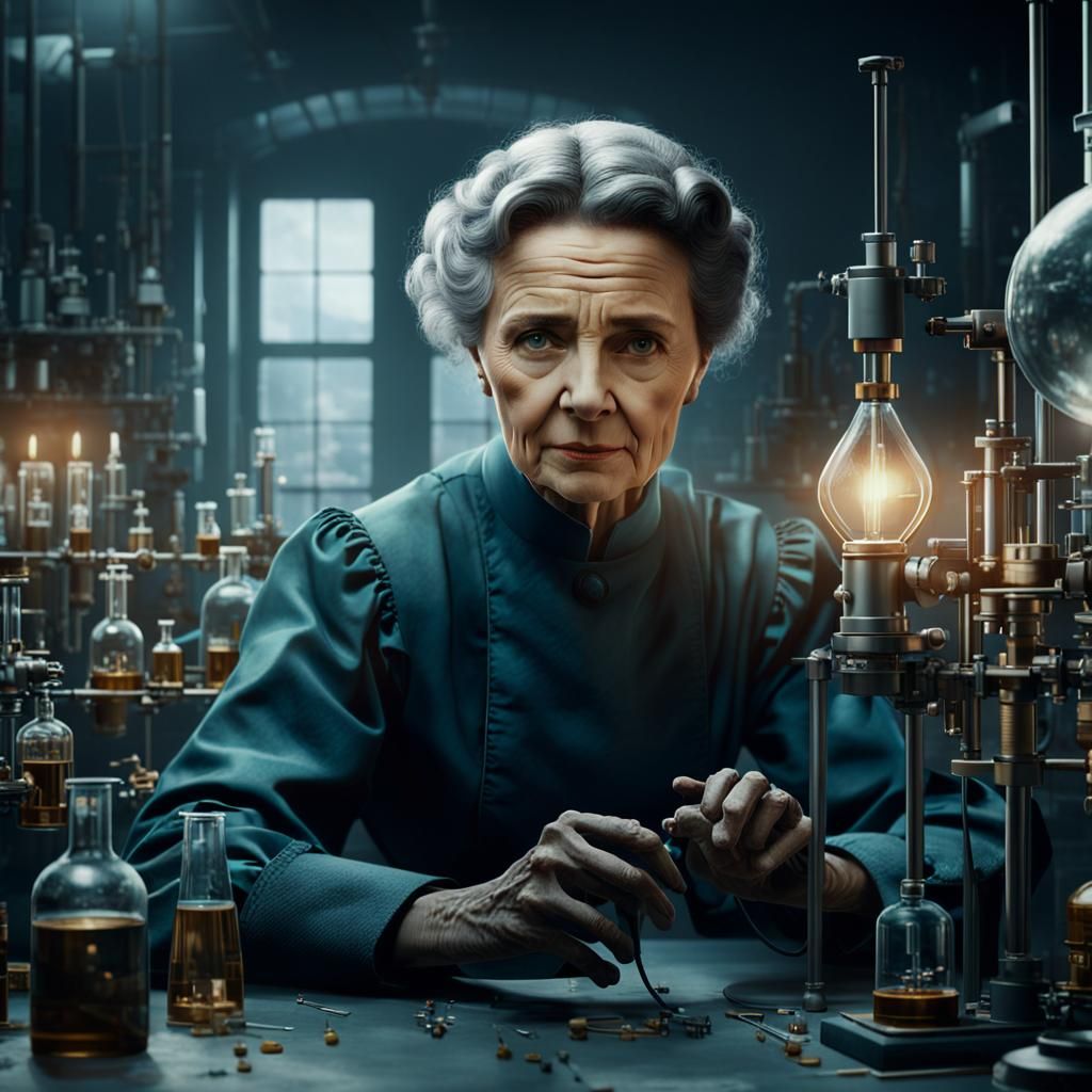 Marie Curie (1867-1934)  by @undefined