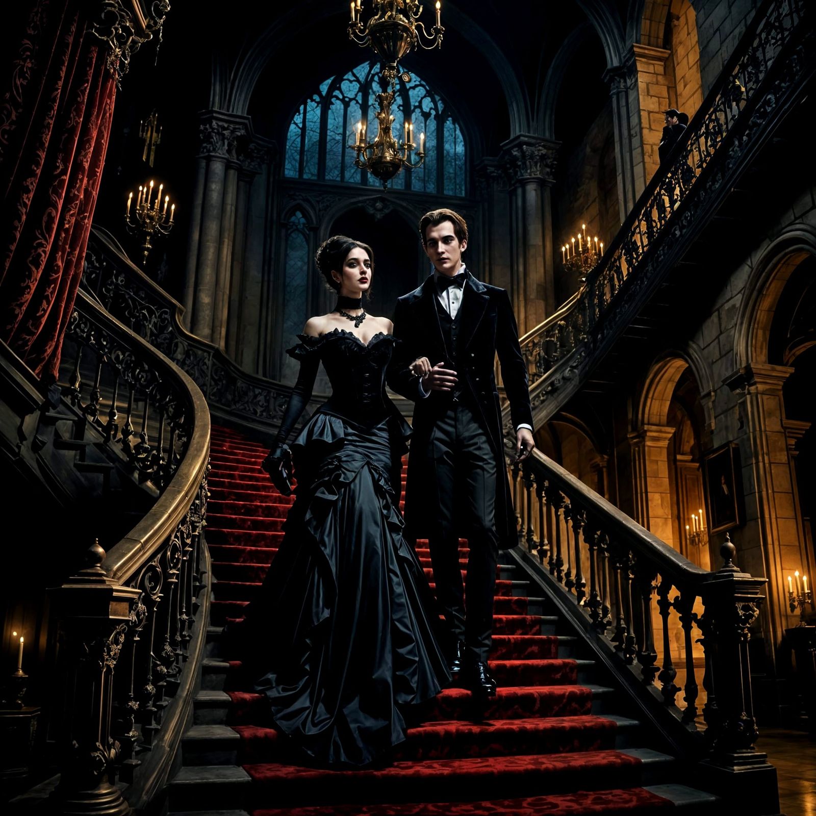 Vampire Couple.  by @GrilgoBaggins