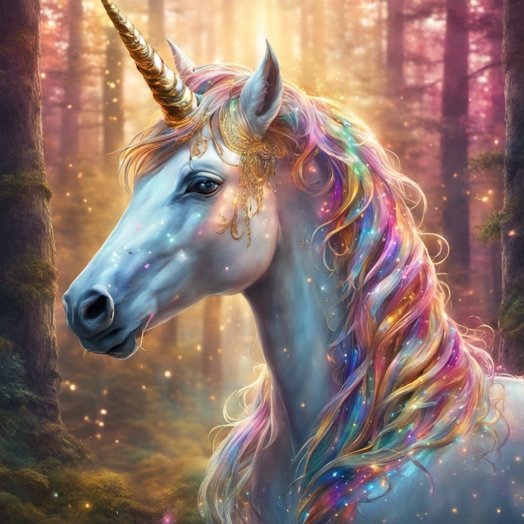 Rainbow unicorn   by @Caz Prophetess