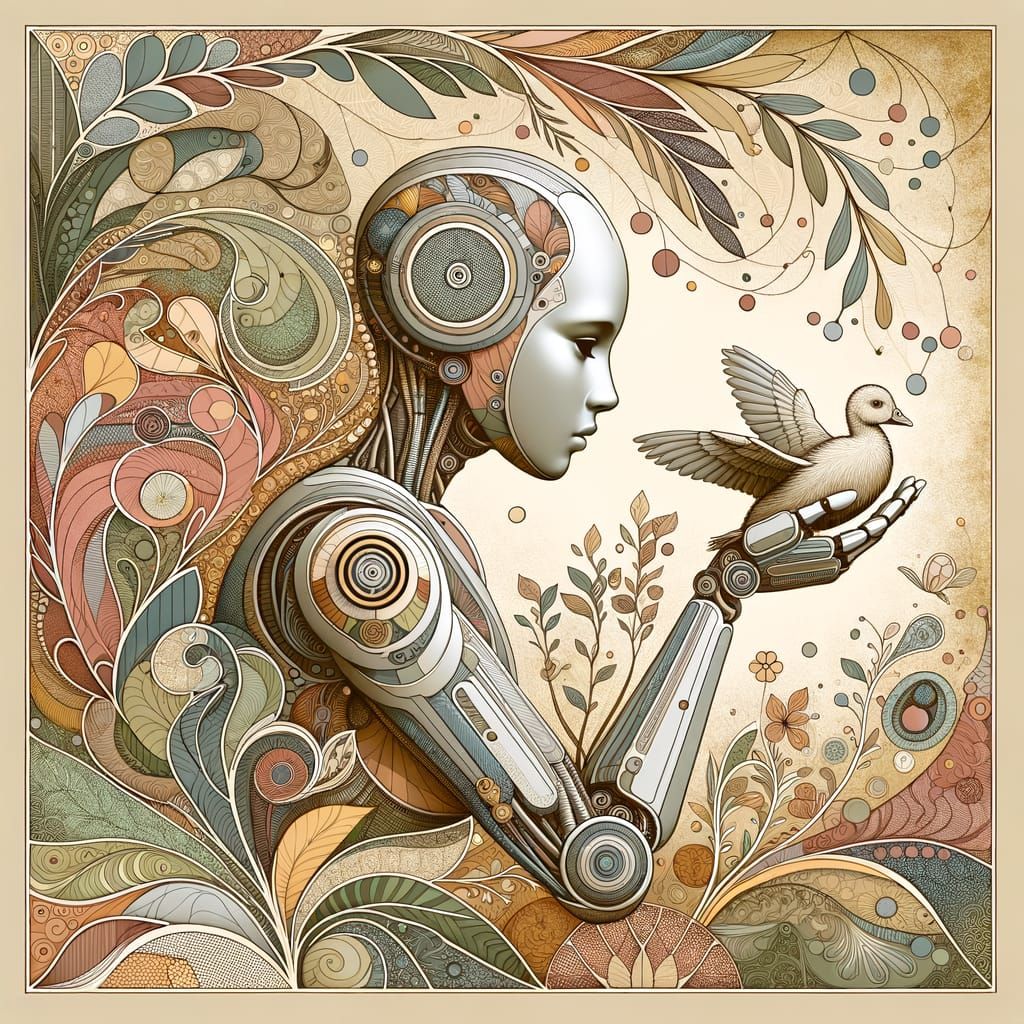 The Wild Robot - Art Deco  by @Mike Siscoe