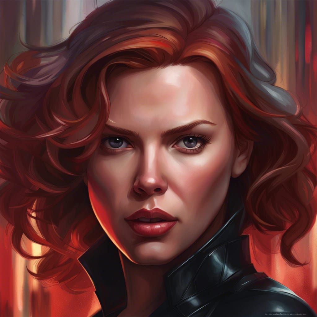 Black Widow - AI Generated Artwork - NightCafe Creator