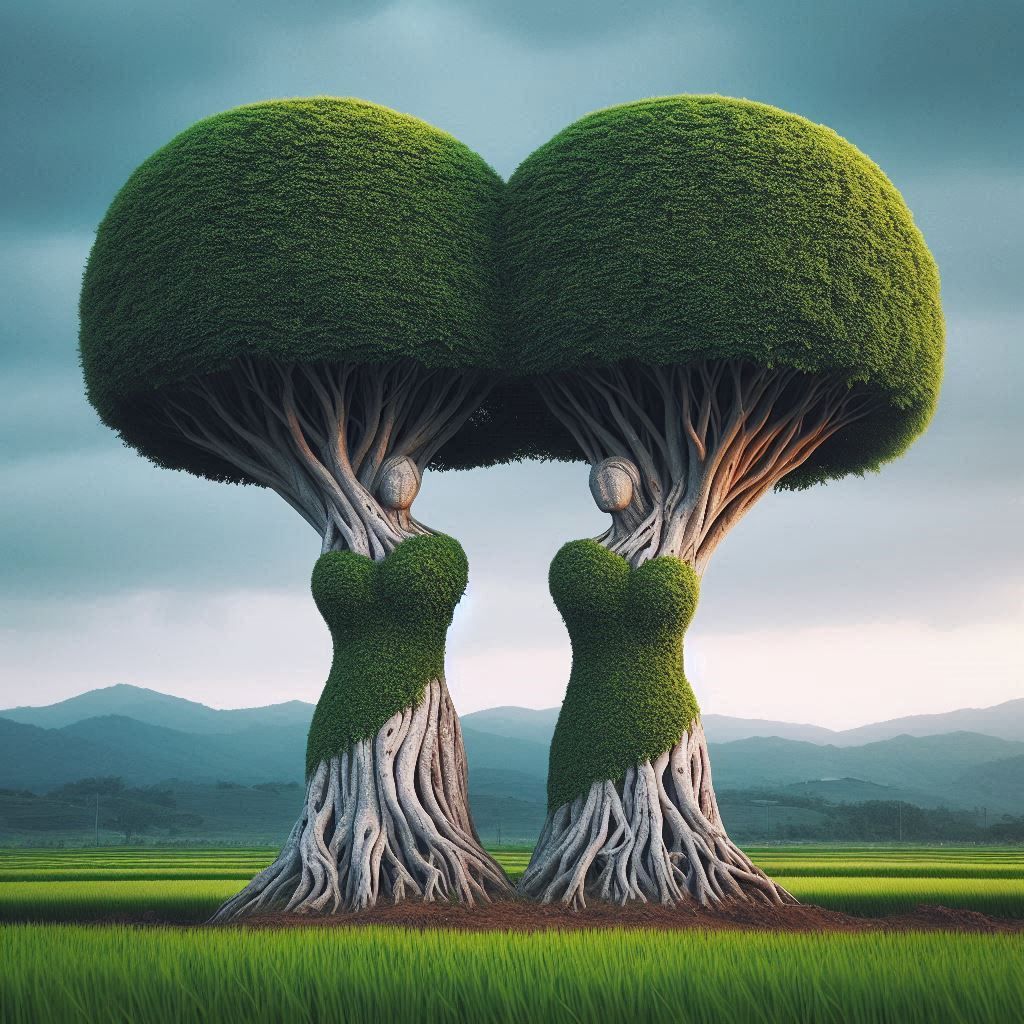Two trees