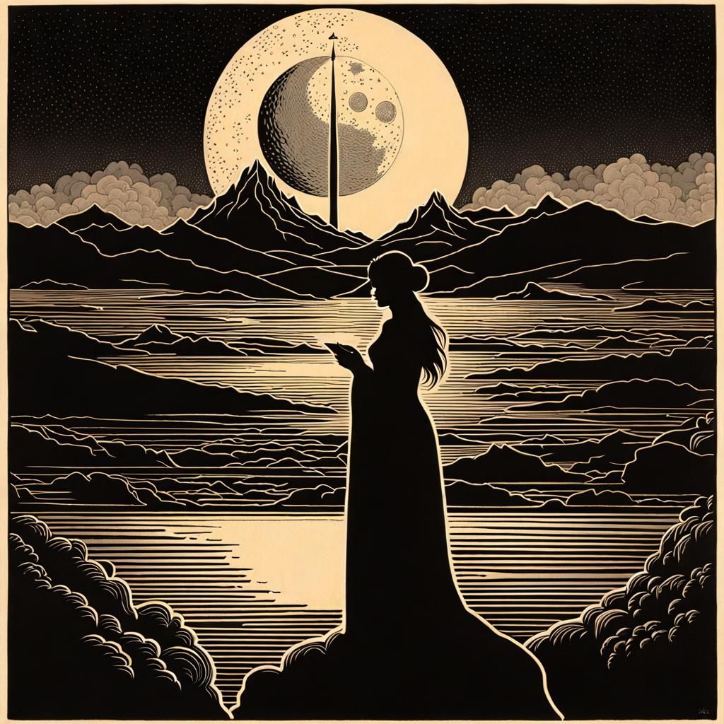 Moonlit  by @NeithAlgol