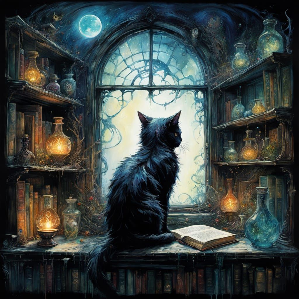 Witch’s helper  by @Vochomurka