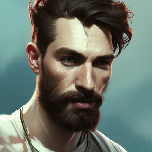 handsome scorpio man - AI Generated Artwork - NightCafe Creator