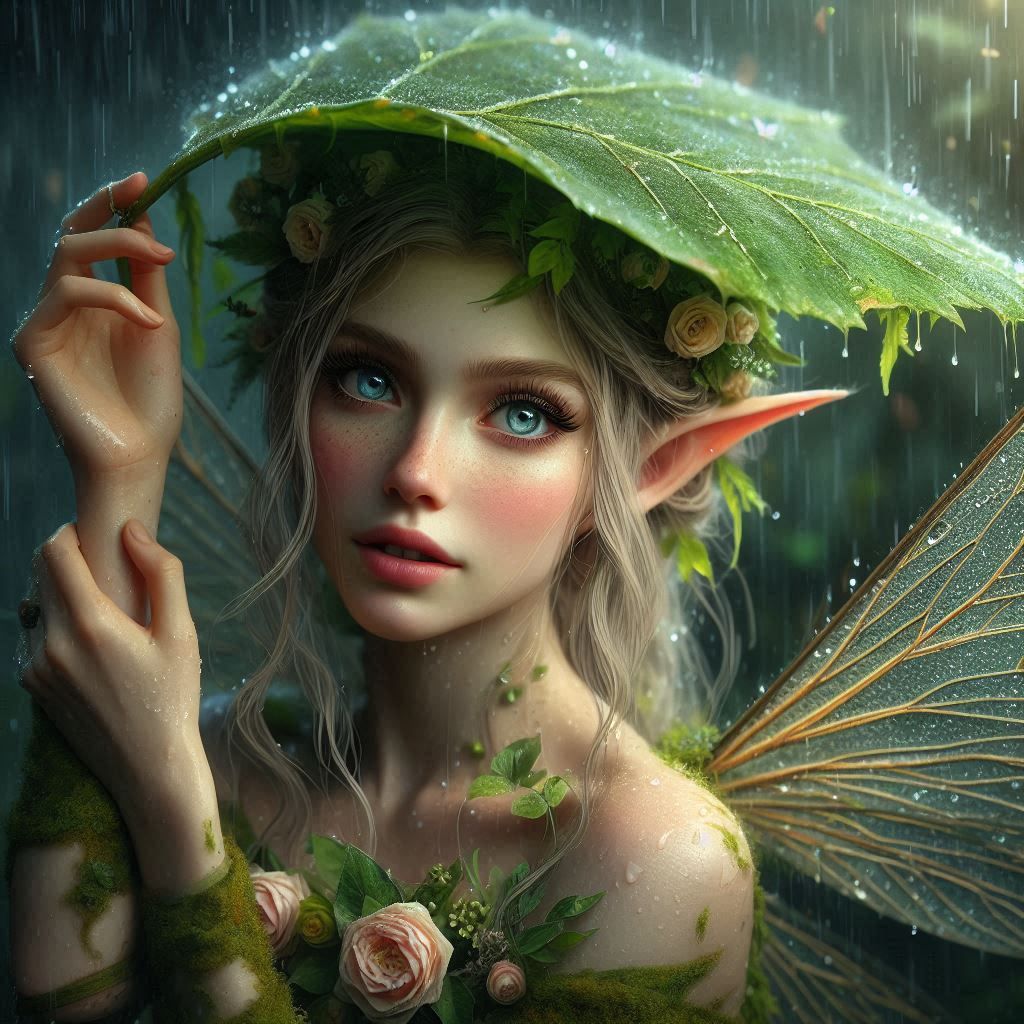 Fairy in the rain 3