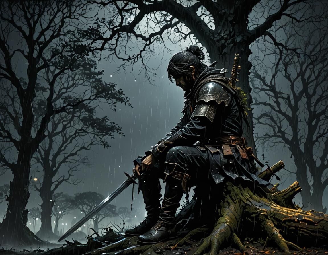 Warrior's Rest  by @SSJ Owl