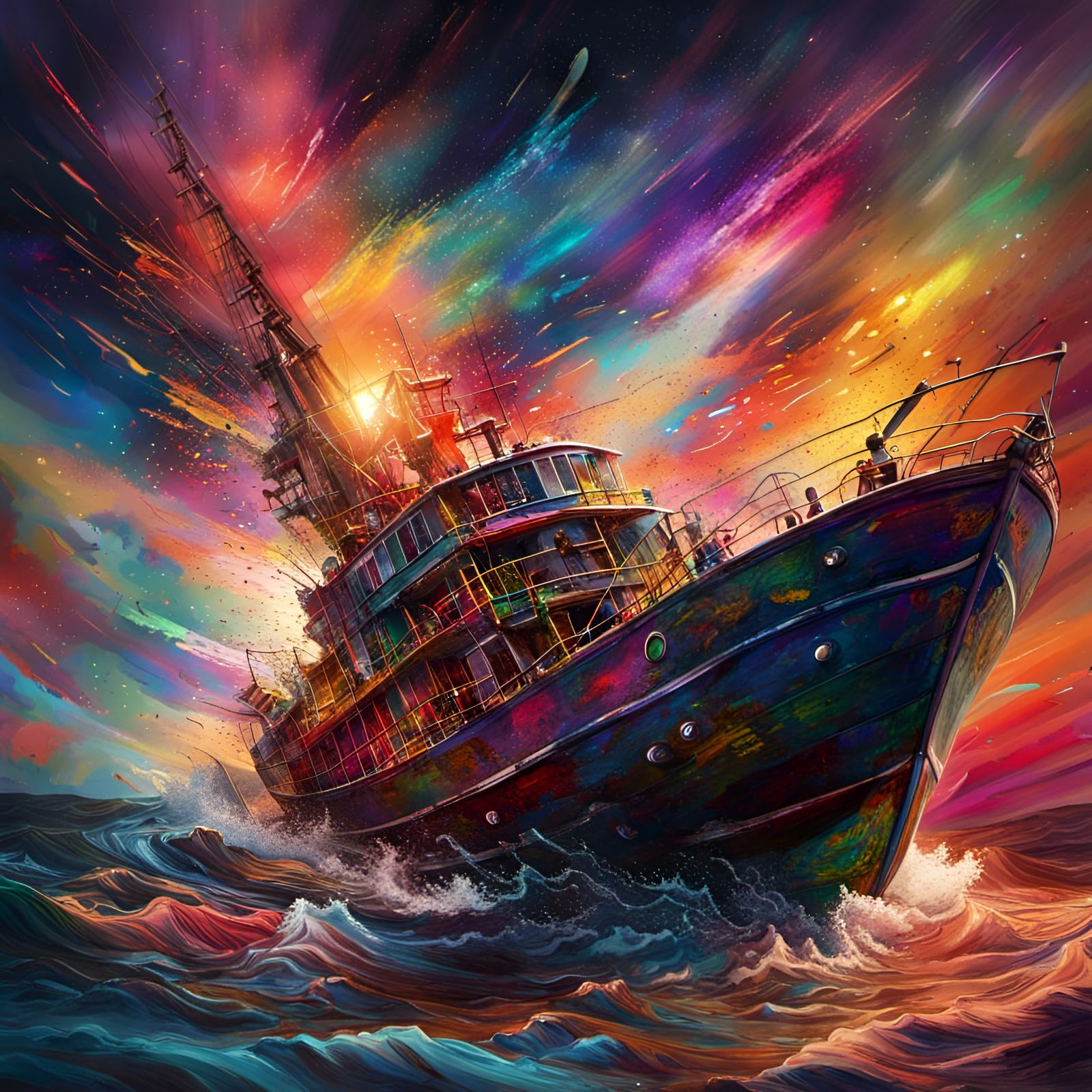 Sailing boat colors  by @undefined