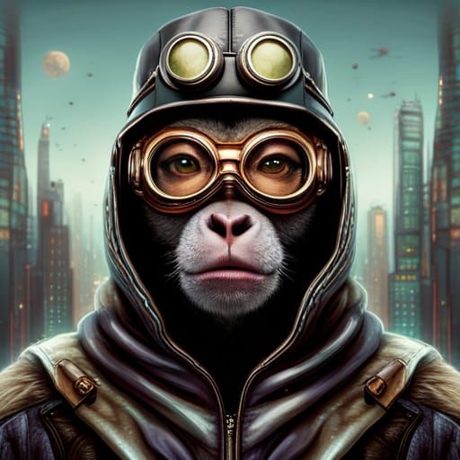 Monkey 03 - AI Generated Artwork - NightCafe Creator