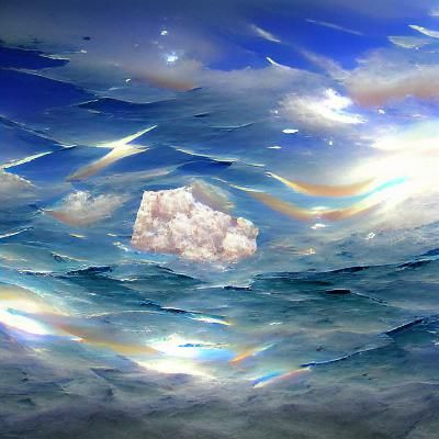 quartz sky over the ocean