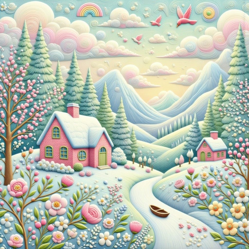  <lora:Pastel Embroidery:1.0>