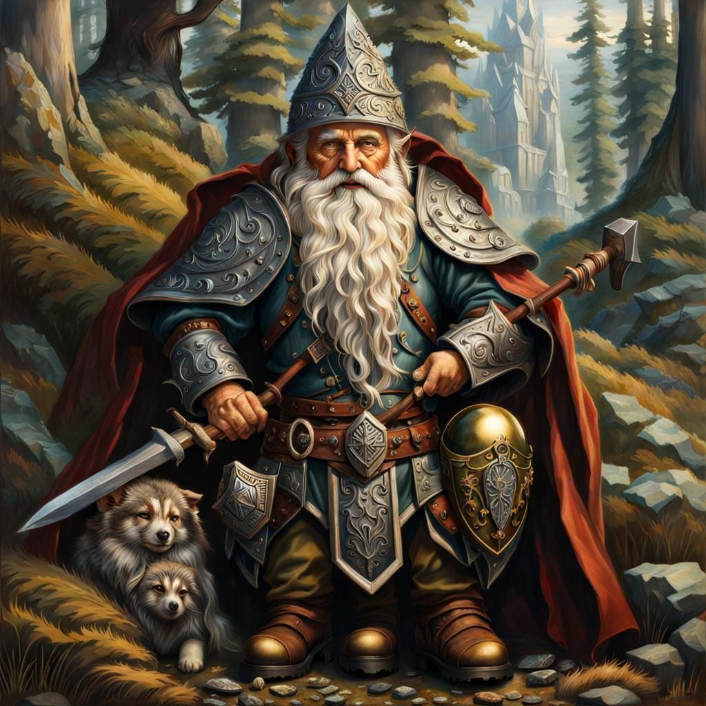 Gnome Elder - AI Generated Artwork - NightCafe Creator