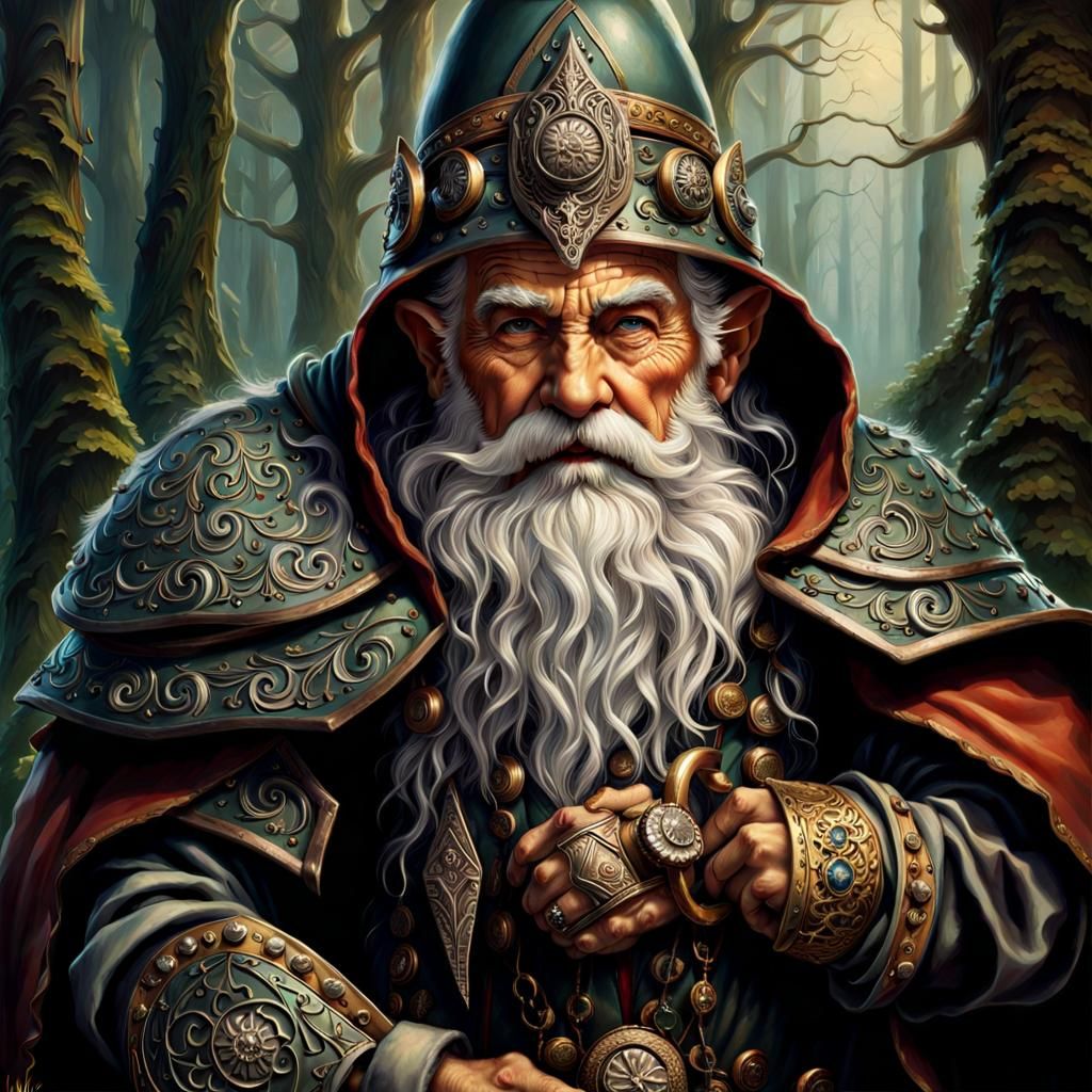 Gnome Elder - AI Generated Artwork - NightCafe Creator