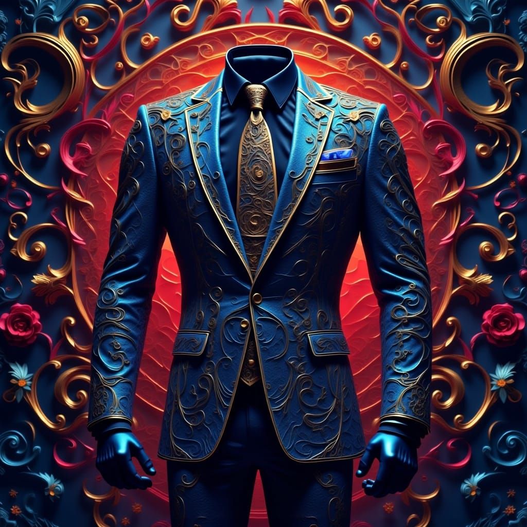 A men's suit <lora:String Theory 2:1.0> 