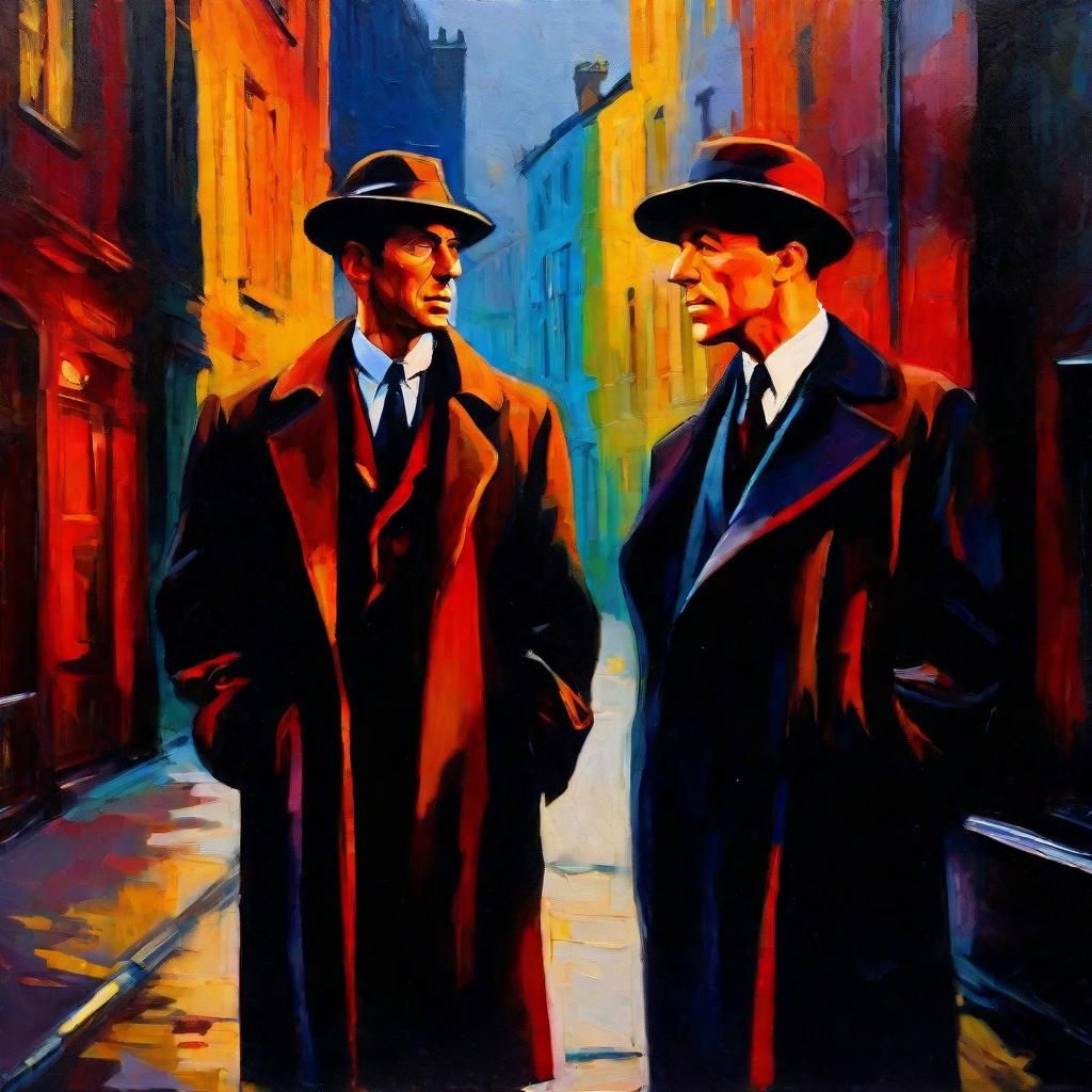 Sherlock Holmes meet Sam Diamond