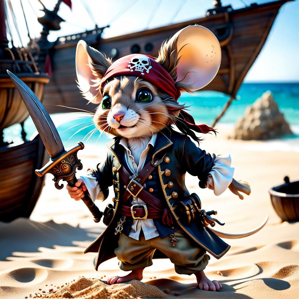 Jack Sparrow Mice  by @Marty