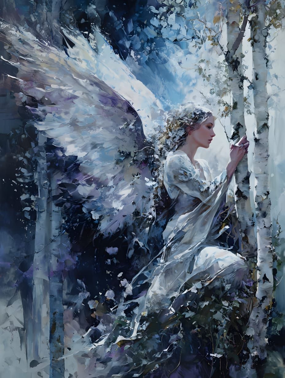 Silver Birch Angel