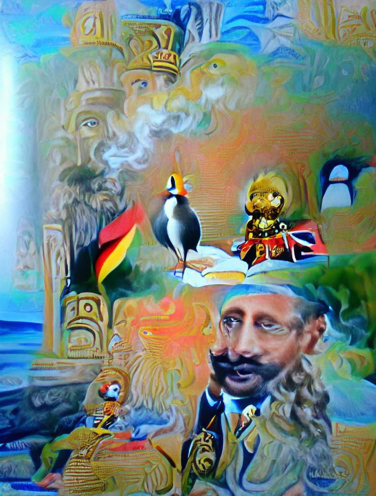 Kaiser Wilhelm II listens to dub reggae with Haile Selassie ...