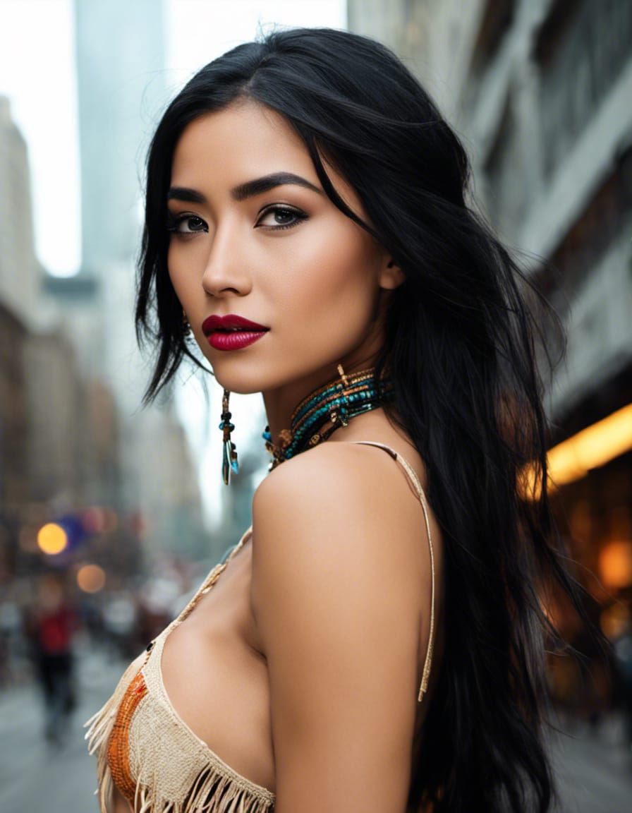 Beautiful native woman