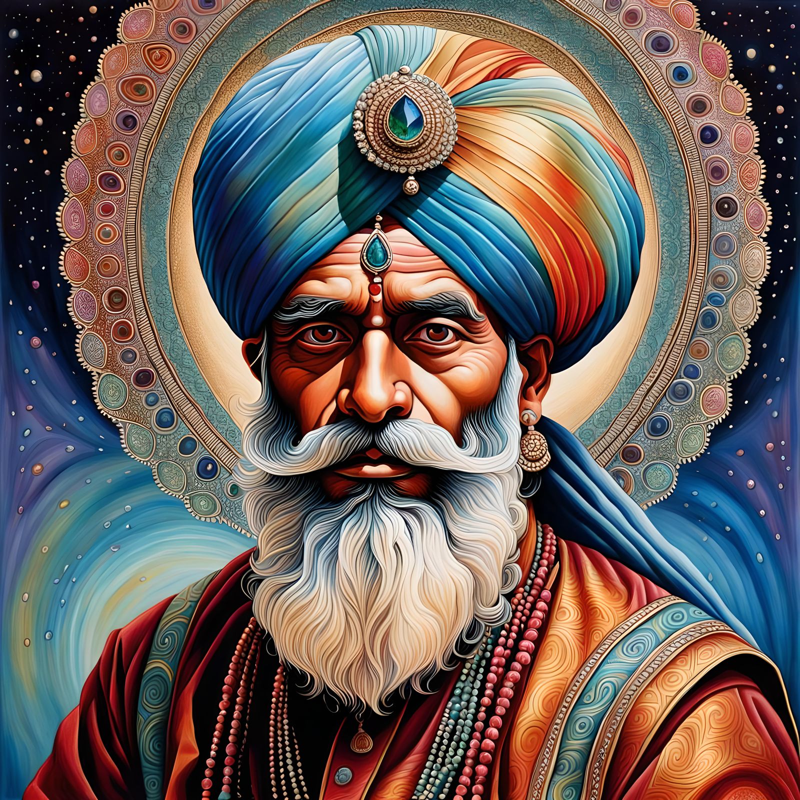 Indian traditional turban