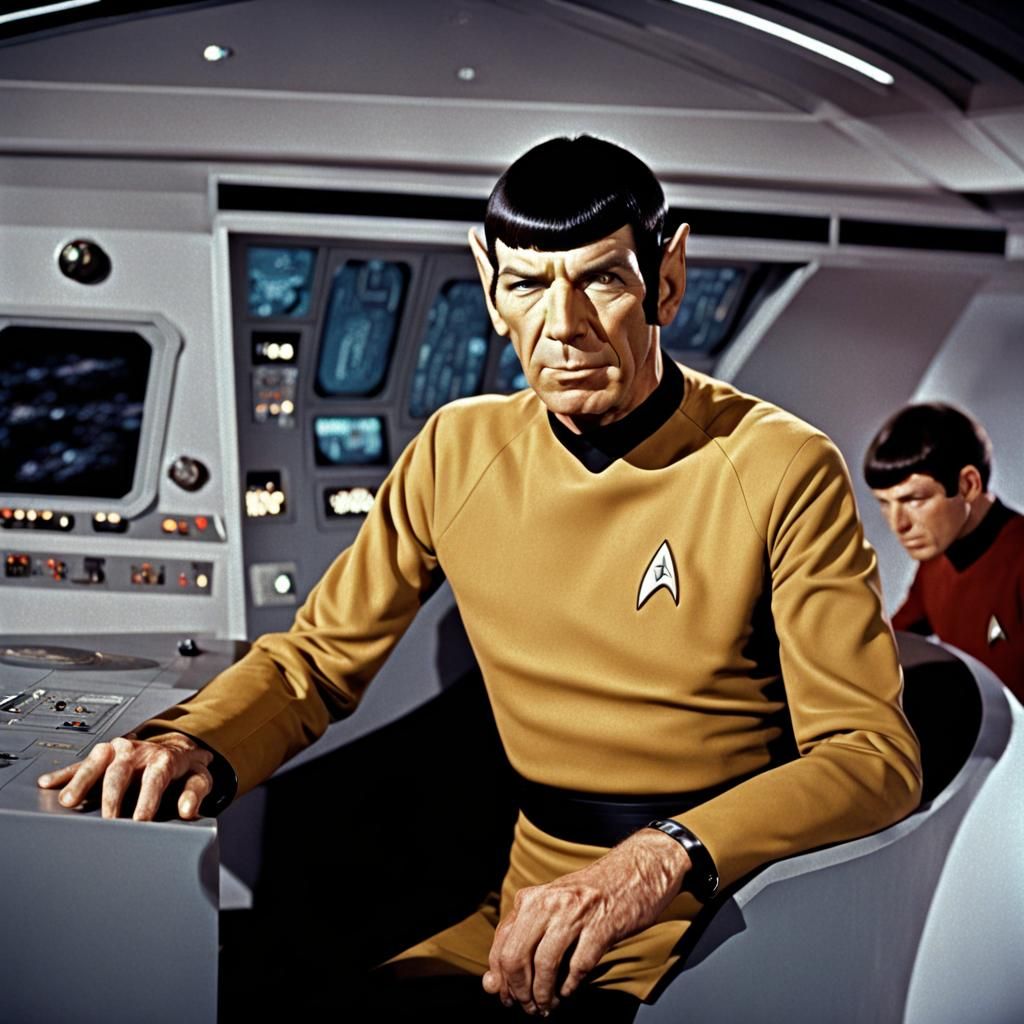 Mr Spock from Star Trek  by @Nodrog