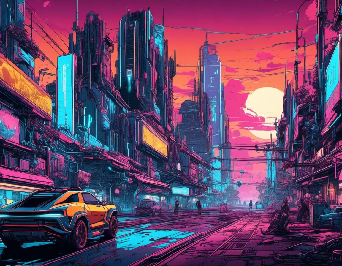 Neon city dreams