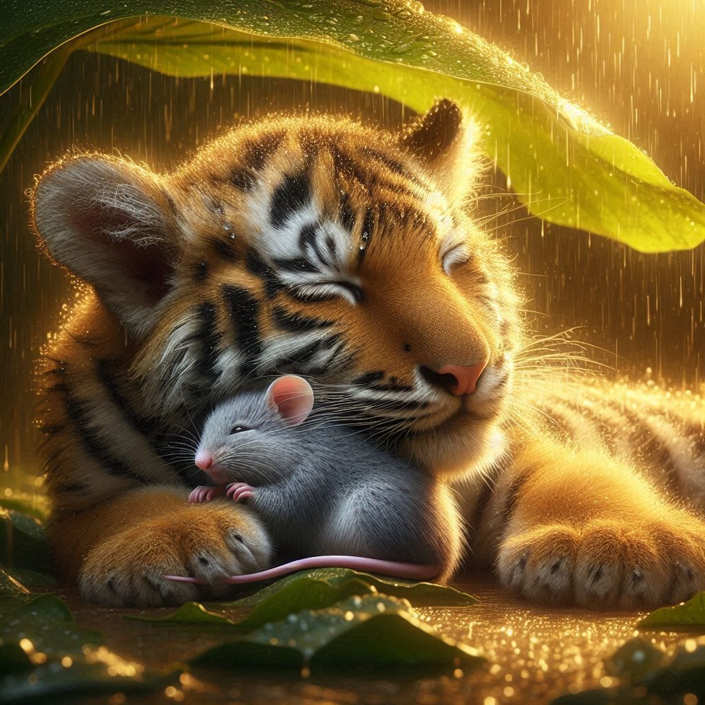 I will protect you, little friend  by @Croc lover