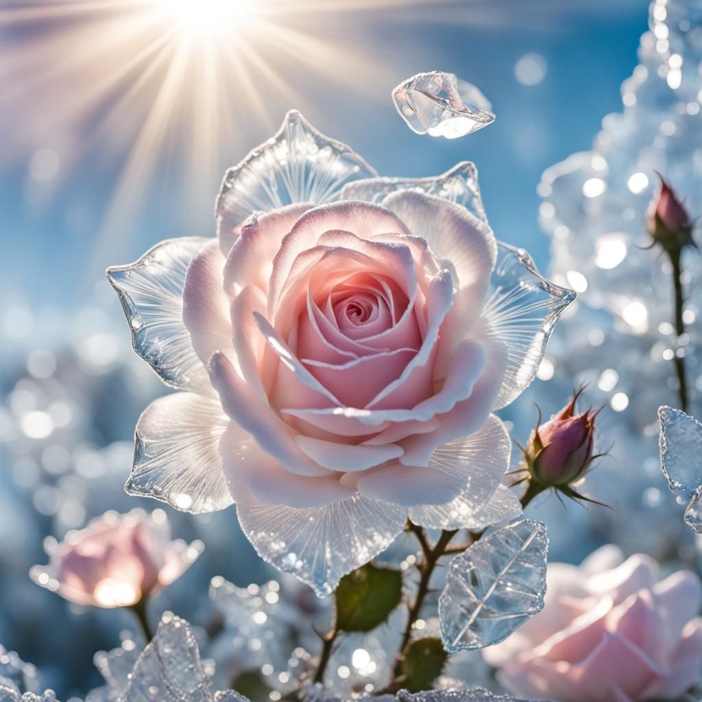Ice rose