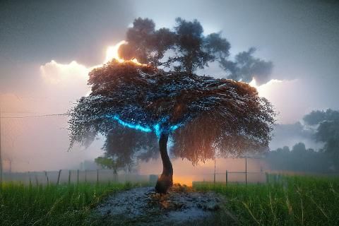 glowy tree