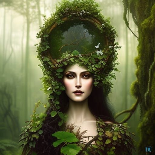 The goddess Gaia - AI Generated Artwork - NightCafe Creator