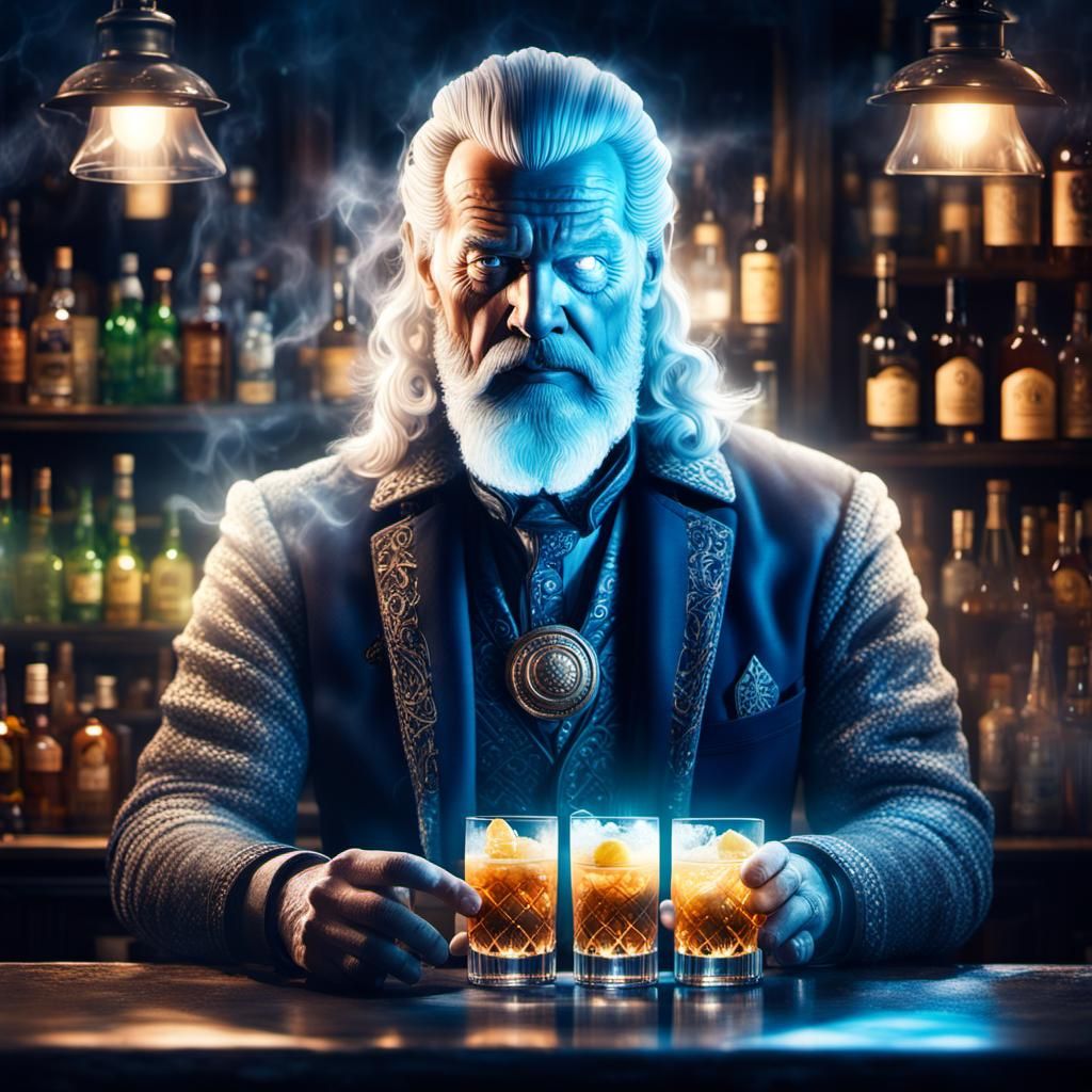 Odin - the bartender   by @Shintris