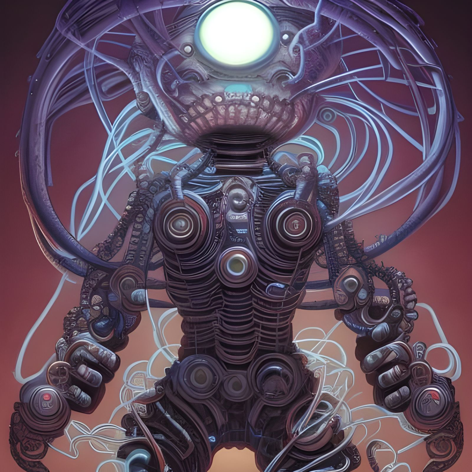 Eldritch Robot Ai Generated Artwork Nightcafe Creator