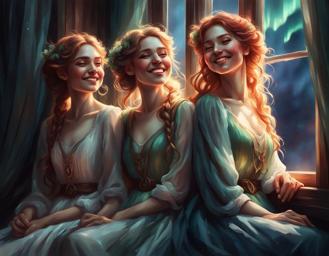 Three Sisters - AI Generated Artwork - NightCafe Creator