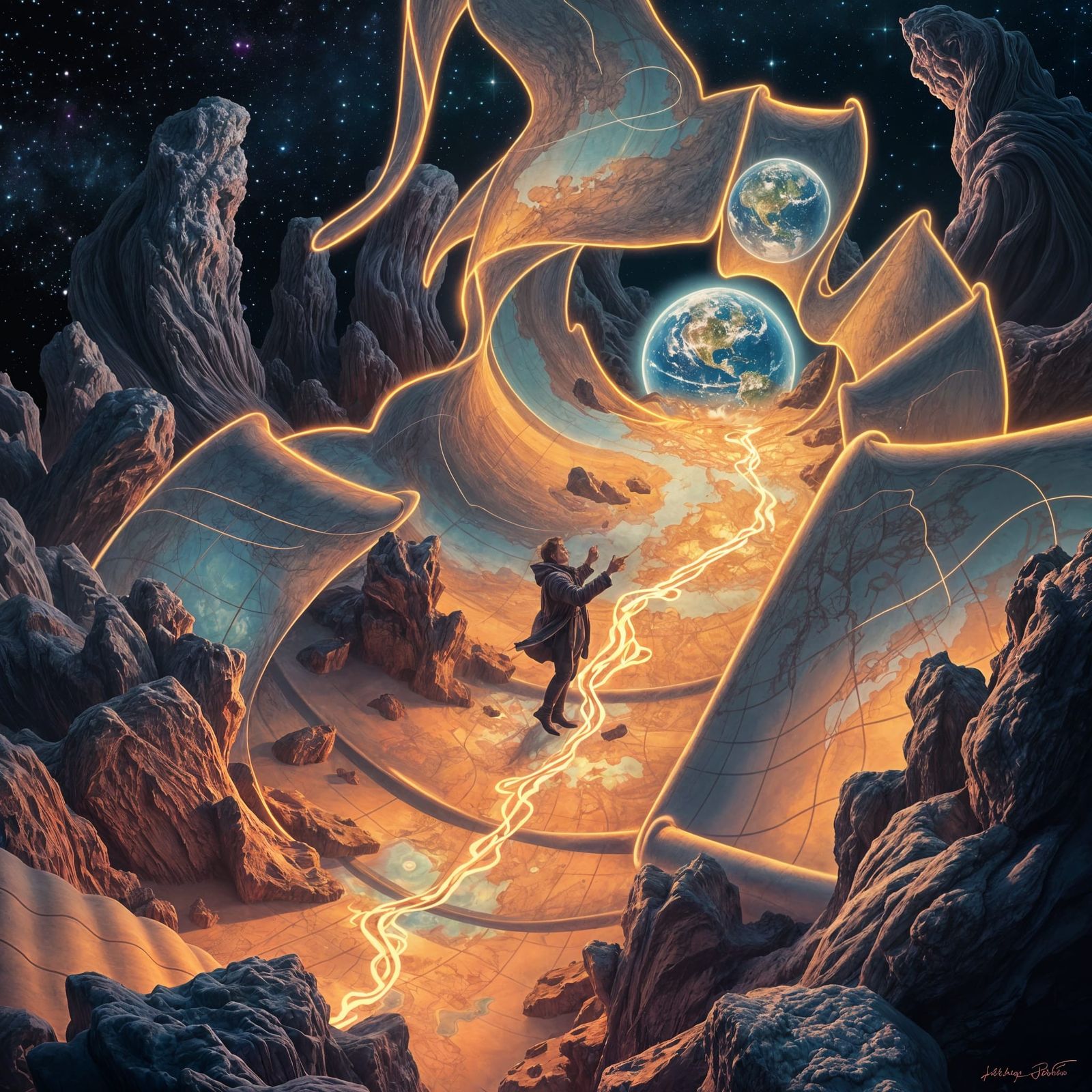 Dream Cartographer   by @Maarten Smeets