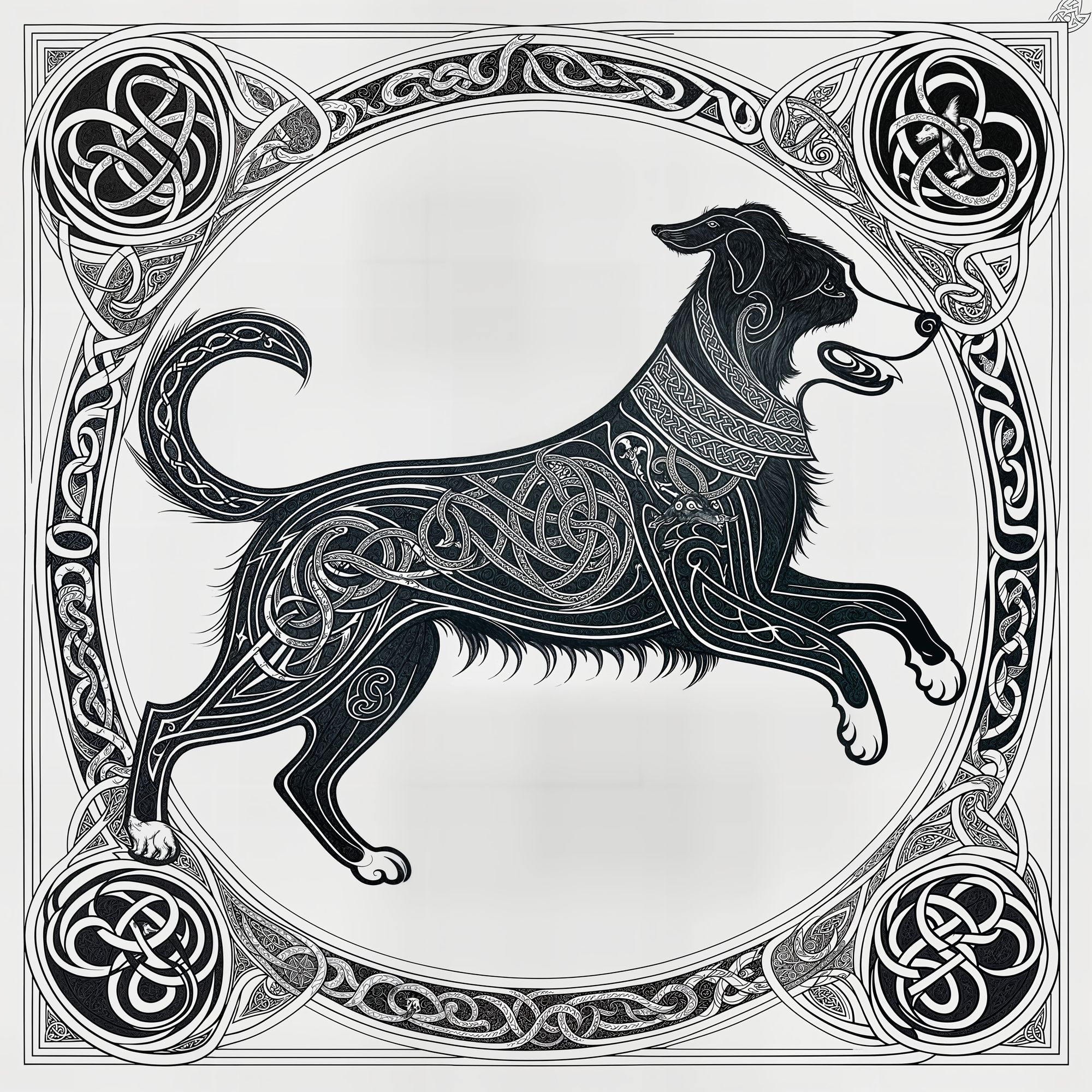 Border Collie Tattoo