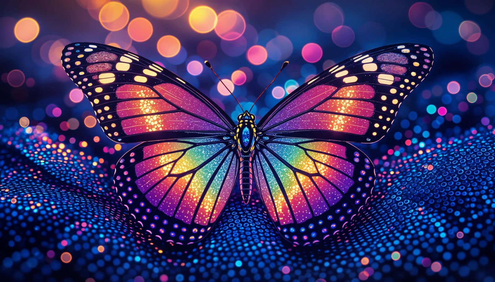 Glimmering Wings  by @kati