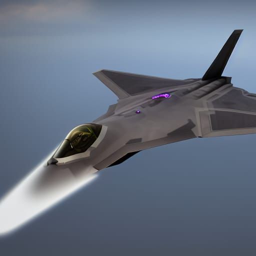 F22 Raptor 6 Generation Fighter - AI Generated Artwork - NightCafe Creator