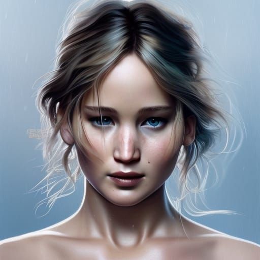 Jennifer Lawrence - AI Generated Artwork - NightCafe Creator