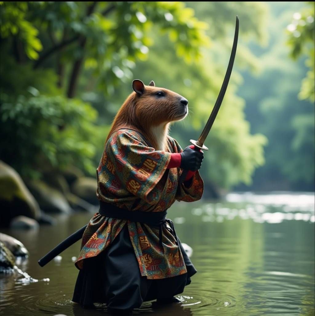 Capybara samurai