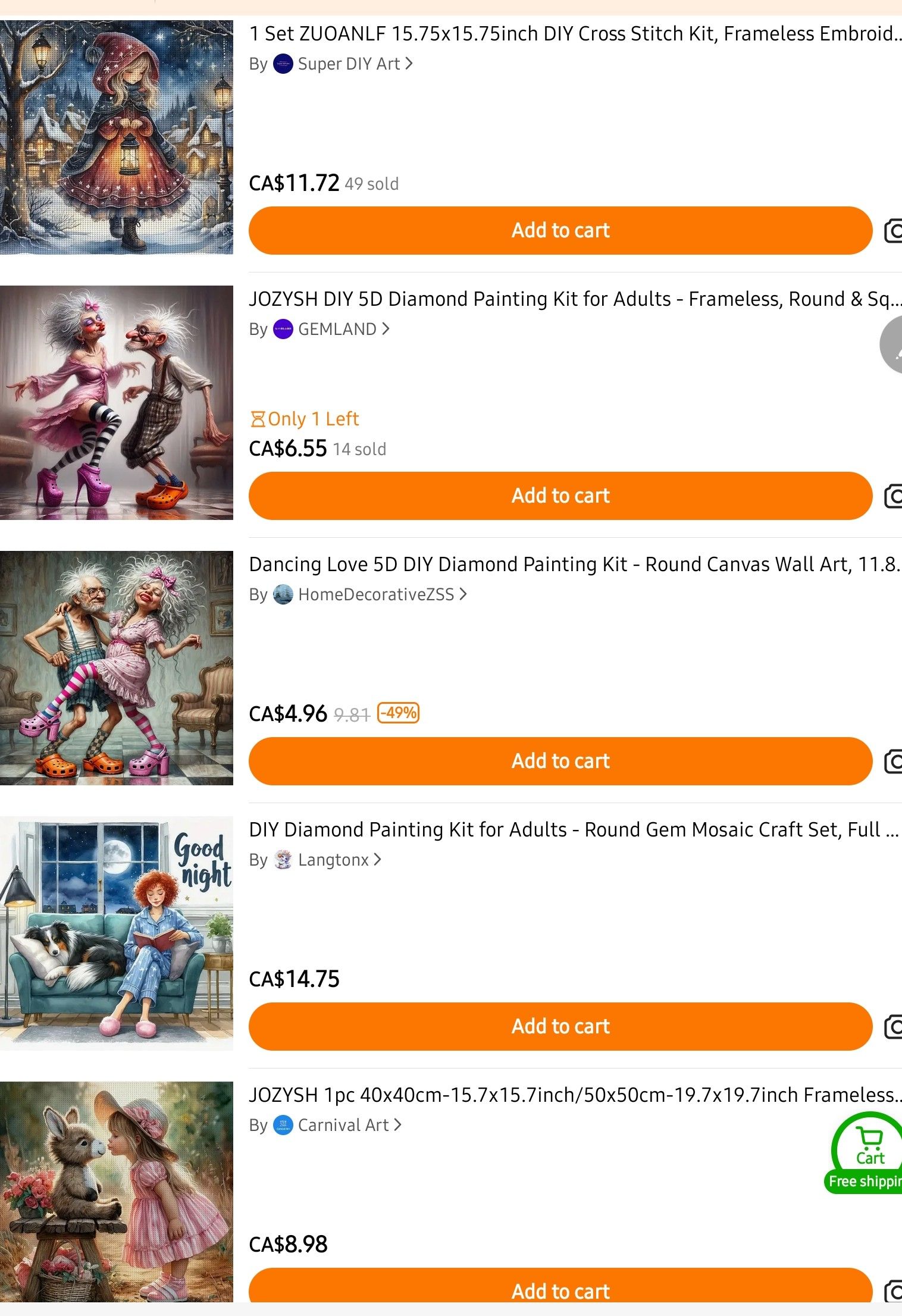 5 more of my images found on Temu this evening!