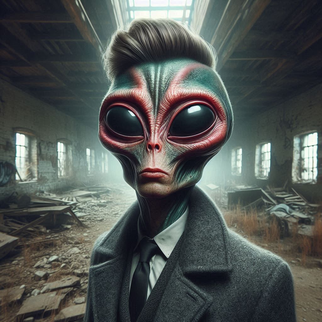 Classified alien portraits. ElvisPr11SL