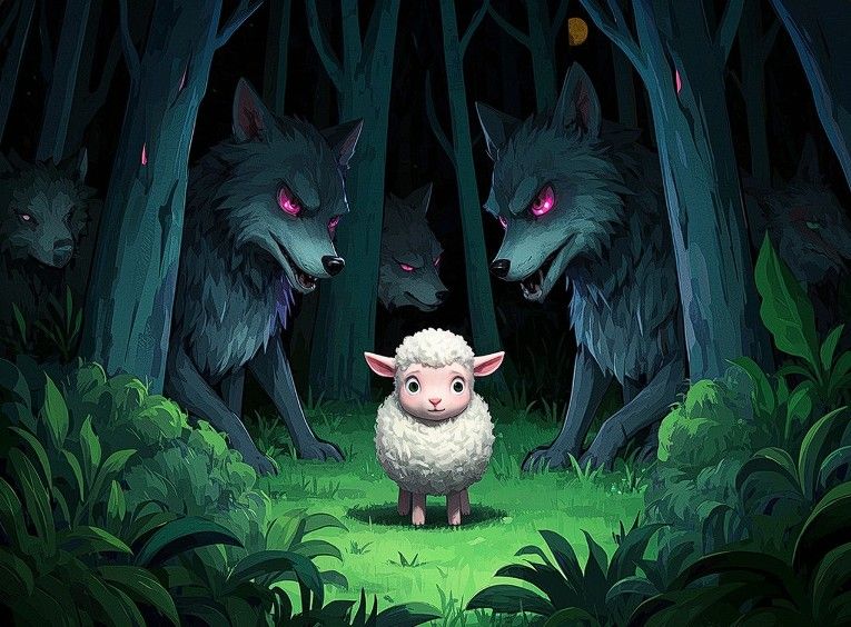 6/27/2025-Quest Entry 4 Nervous Lamb Art By Archangel Tara